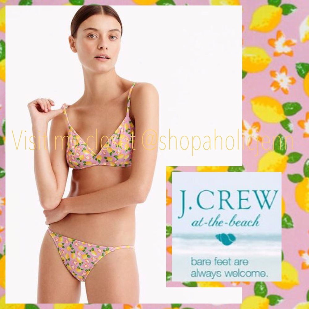 Lemon Print Bikini